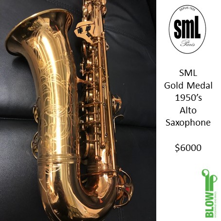 spark crude oil antenna SML Gold Medal 1950's Alto Saxophone - Second Hand (3 months warranty) -