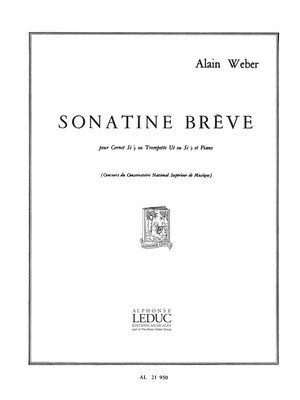 Sonatine Breve Cornet Or Trumpet (Weber)