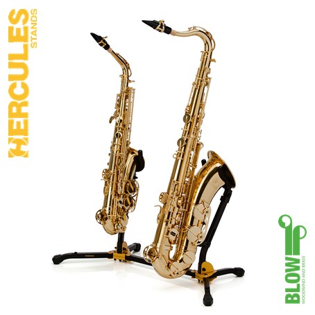 Banke Tulipaner Styrke HERCULES Double Alto/Tenor Saxophone Stand -