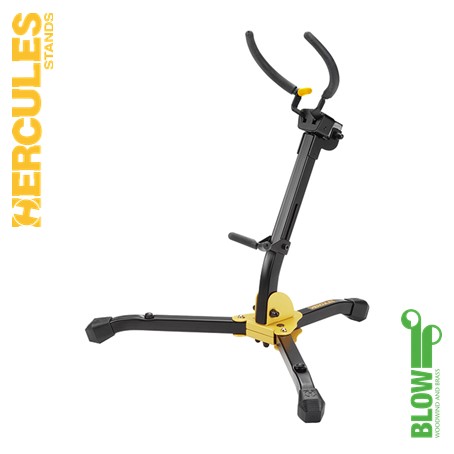Support Saxophone Hercules DS630BB - Pour Alto/Ténor Avec Système Auto Grip Et Housse